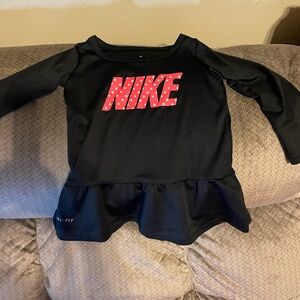Nike Dri Fit long sleeve shirt. Girls 18mos